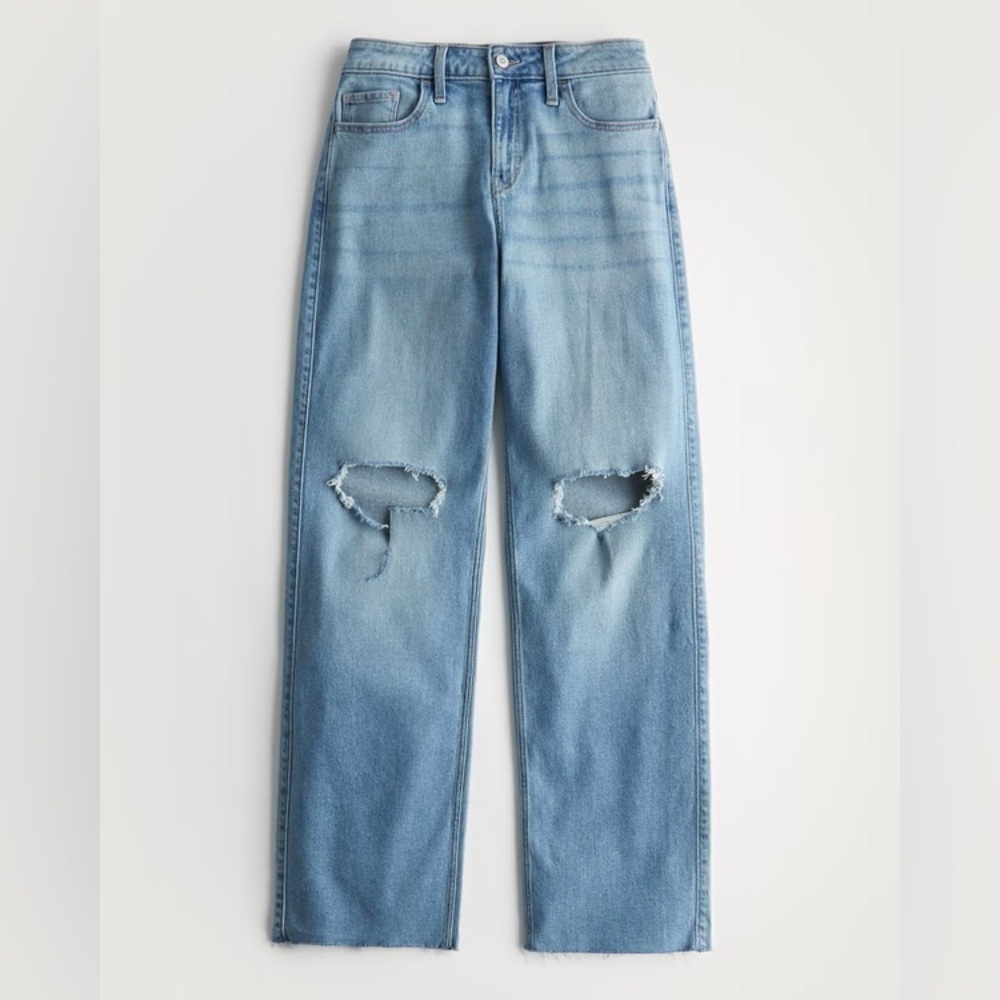 Hollister Vintage High Rise Baggy Jean - 0